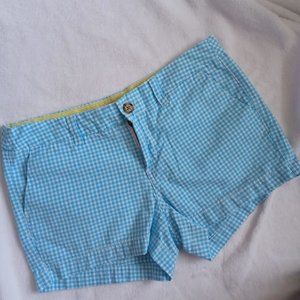 Blue/ White Check Shorts